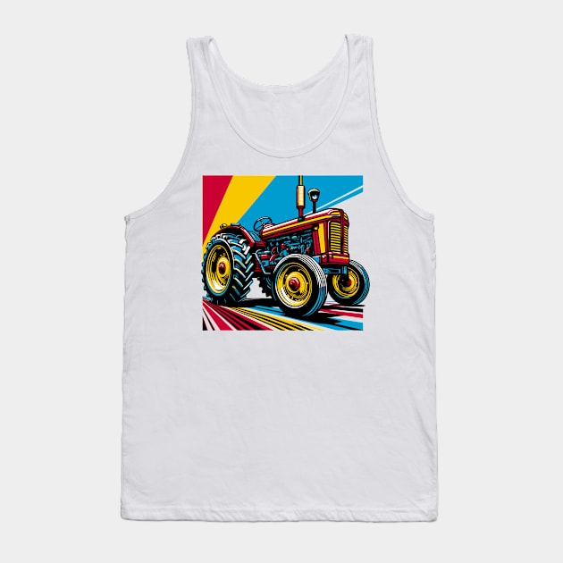 Tractor Tank Top by Vehicles-Art